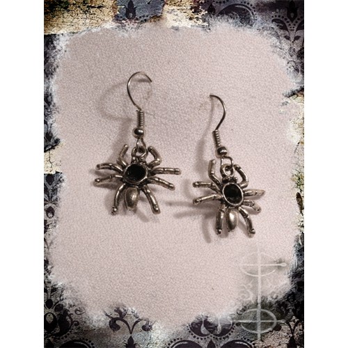 Boucles d'oreille araignée