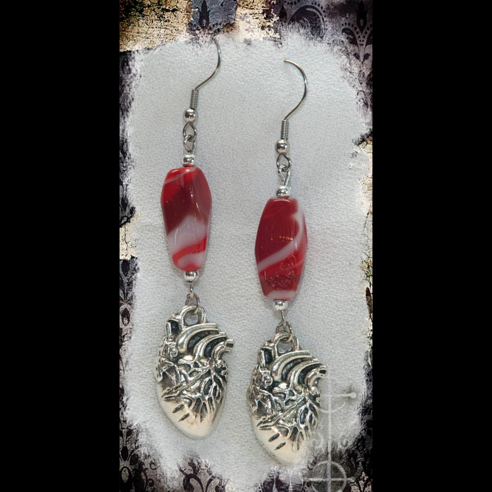 Boucles d'oreilles marine