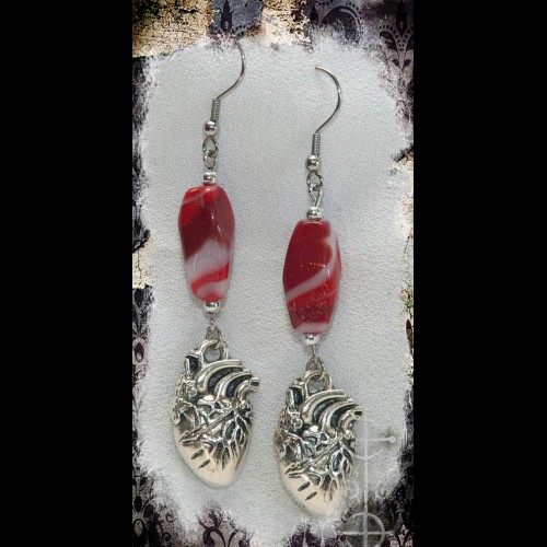 Boucles d'oreilles marine