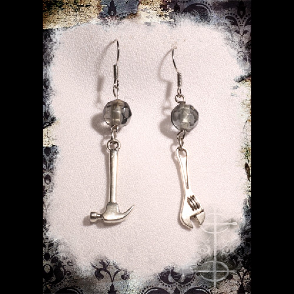 Boucles d'oreilles marteau