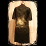 Robe noir en brocard